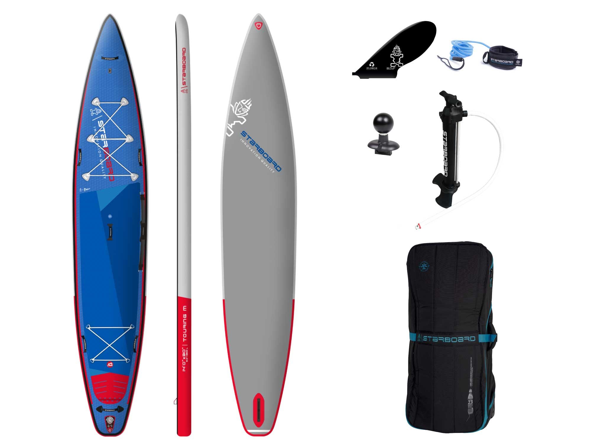 Starboard 2023 TOURING M INFLATABLE SUP 14'0" X 30" X 6"  DELUXE SC